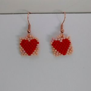 Heart earrings